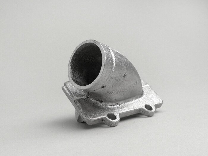 Intake manifold -GRAN TURISMO- Lambretta GT186 - GT240 - CS=Ø34mm (carburetors Ø28-30mm - PHBH, VHSH, PWK28, TMX30, Smartcarb 26-28)
