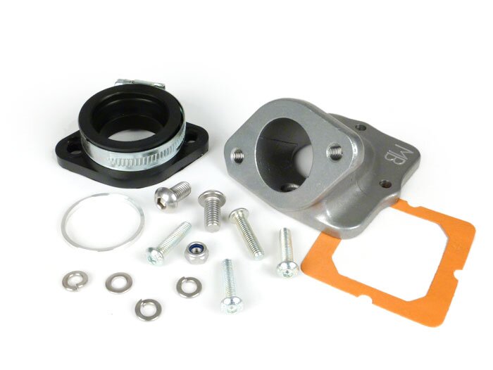 Intake manifold -MB DEVELOPMENTS, flange type TS1- Lambretta - CS Ø = 40mm