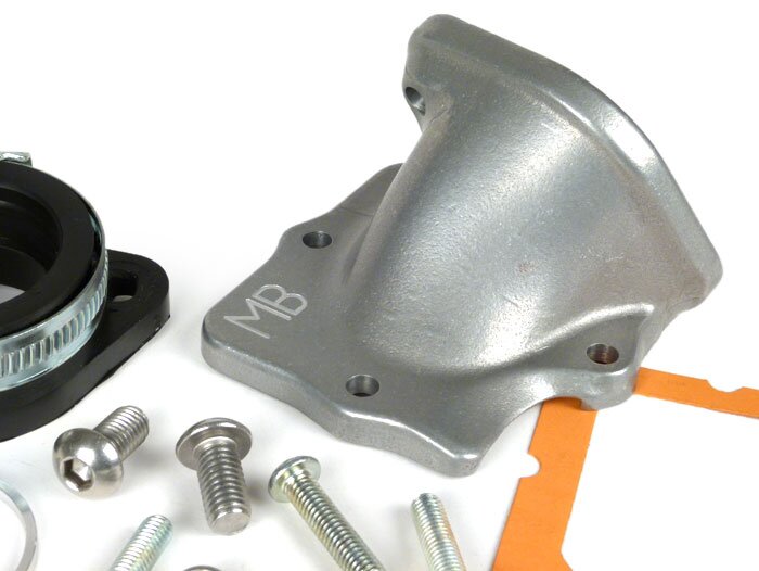 Intake manifold -MB DEVELOPMENTS, flange type TS1- Lambretta - CS Ø = 40mm
