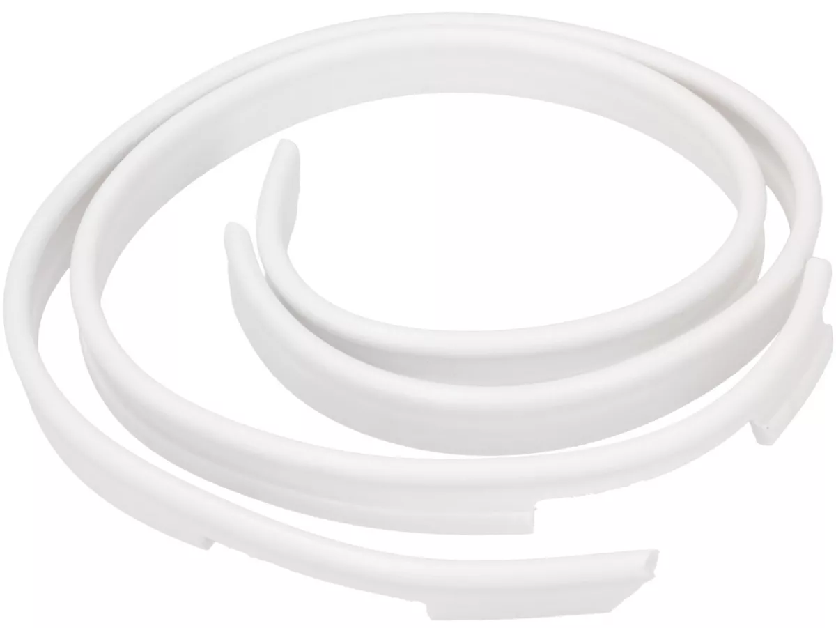 Cascade rubbers cascade/beenschild -LAMBRETTA- Lambretta LC 125, LD 125 (serie 1-2 jaar 1951-53) - Wit
