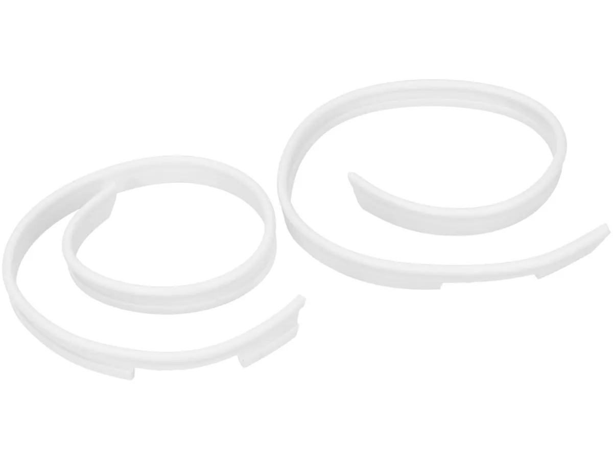 Cascade rubbers cascade/beenschild -LAMBRETTA- Lambretta LC 125, LD 125 (serie 1-2 jaar 1951-53) - Wit