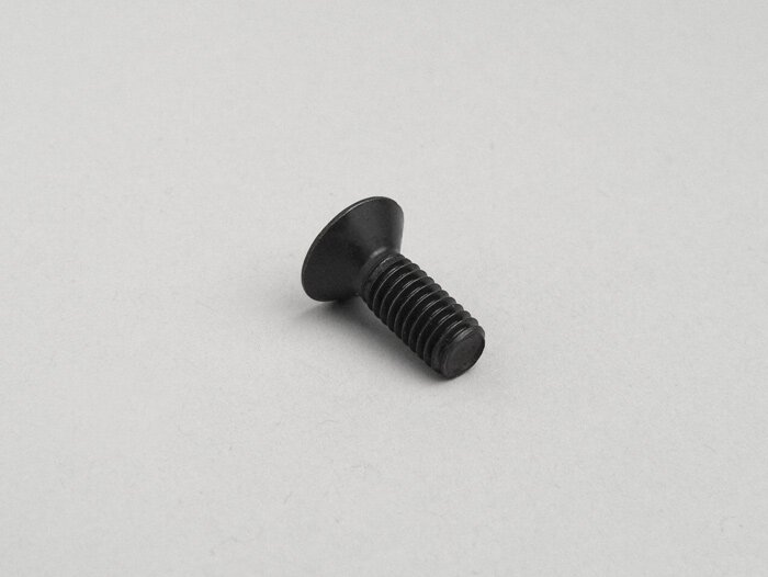 Inbusbout met verzonken kop -DIN 7991- M6 x 16mm (gebruikt voor afdekplaat kogellager krukas aandrijfzijde Lambretta LI, LIS, SX, TV (serie 2-3), DL, GP, J, Lui, gebruikt voor afdekplaat kogellager koppeling Lambretta A, B, C, LC, D, LD)
