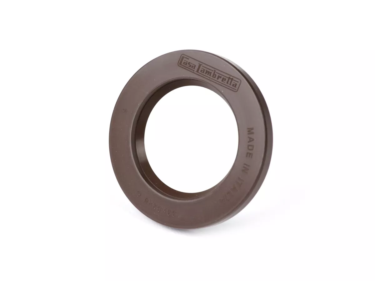 Paraolio 33x52x6mm -CASA LAMBRETTA (FKM)- (utilizzato per albero motore lato alternatore all'interno di Lambretta LI (serie 2-3), LIS, SX, TV (serie 2-3), DL, GP)