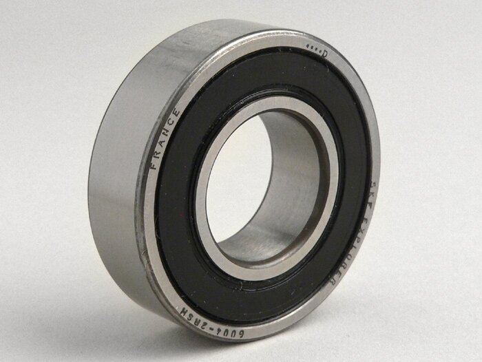 Kogellager -6004 2RS (aan beide zijden ingekapseld)- (20x42x12mm) - (gebruikt voor hulpas Lambretta LI, LIS, SX, TV (series 2-3), DL, GP)