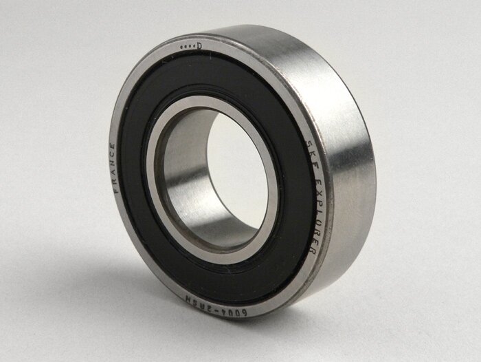 Kogellager -6004 2RS (aan beide zijden ingekapseld)- (20x42x12mm) - (gebruikt voor hulpas Lambretta LI, LIS, SX, TV (series 2-3), DL, GP)