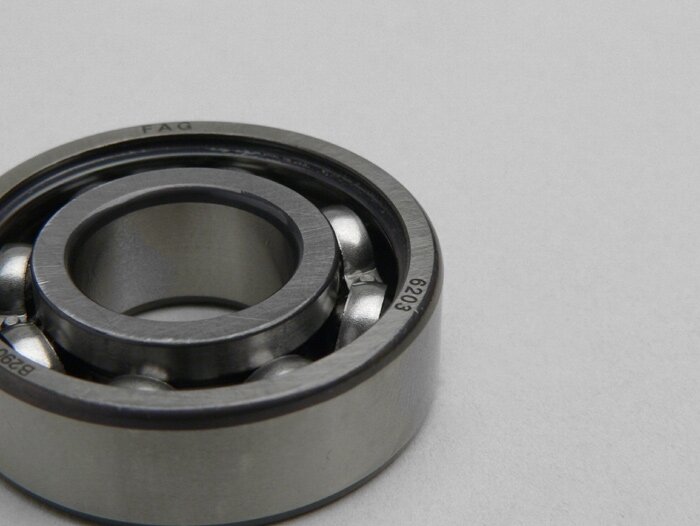 Ball bearing -6203- (17x40x12mm) - (used for crankshaft Lambretta A, B, C, LC)