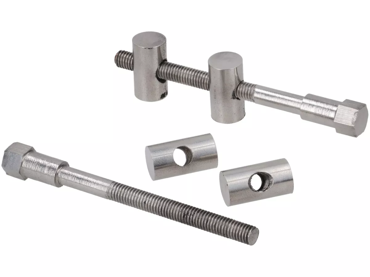 Fijación de la correa del depósito -LAMBRETTA- LI, LIS, SX, TV (series 2-3), DL, GP - acero inoxidable