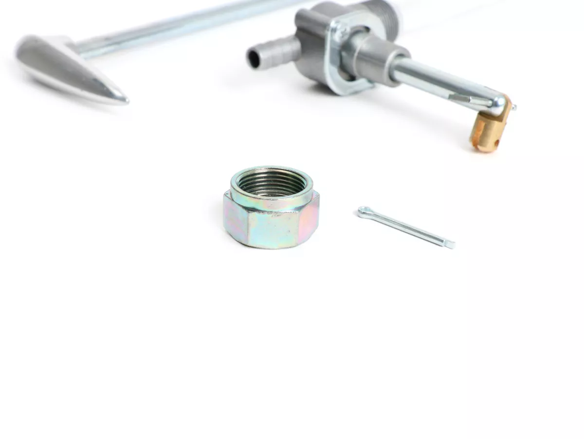 Fuel tap -FAST FLOW V2.0- Lambretta LI (series 3), LIS, SX, TV (series 3), DL, GP - with lever