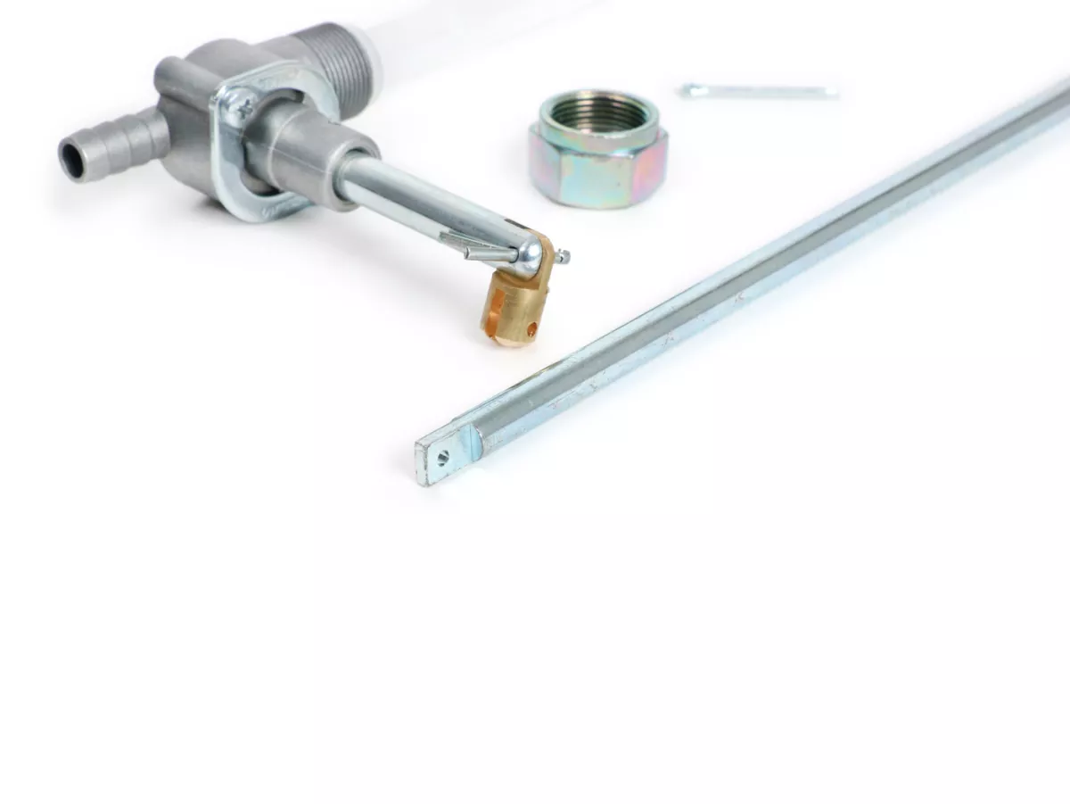 Fuel tap -FAST FLOW V2.0- Lambretta LI (series 3), LIS, SX, TV (series 3), DL, GP - with lever