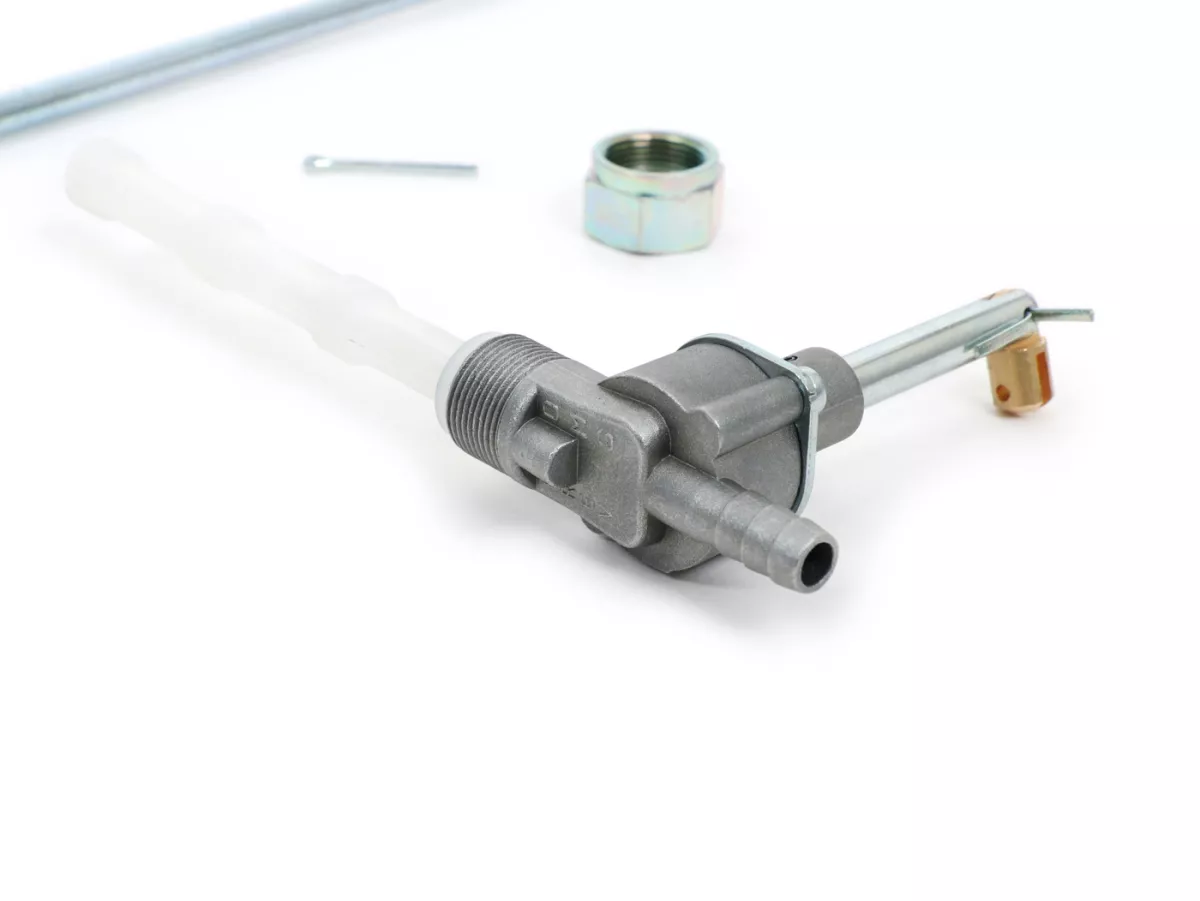 Fuel tap -FAST FLOW V2.0- Lambretta LI (series 3), LIS, SX, TV (series 3), DL, GP - with lever
