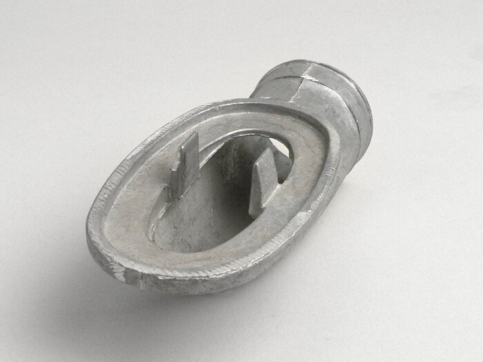 Air filter elbow -SIL- Lambretta LI (series 2, 02.1961-), TV (series 2, 02.1961-), LI (series 3), LIS, SX, TV (series 3), DL, GP