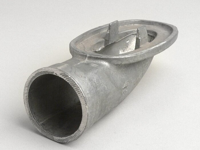 Air filter elbow -SIL- Lambretta LI (series 2, 02.1961-), TV (series 2, 02.1961-), LI (series 3), LIS, SX, TV (series 3), DL, GP