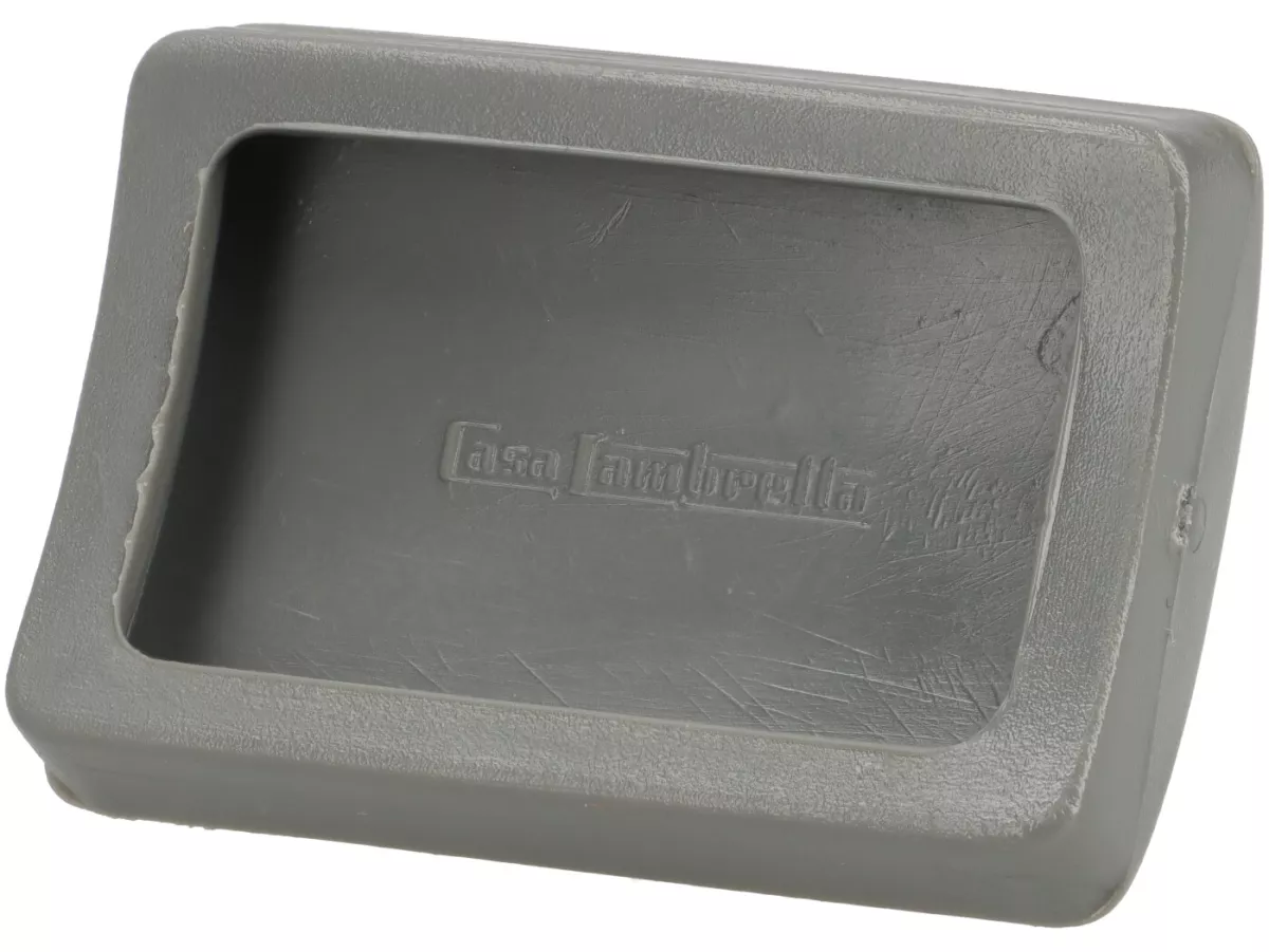 Brake pedal rubber -LAMBRETTA- Lambretta D & LD 125 (from series 2 onwards, 1953-), D & LD 150, E 125, F 125 - grey