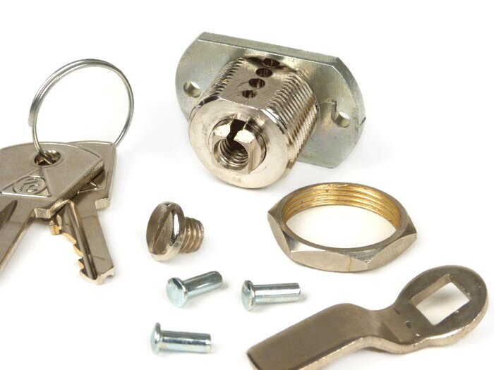 Glove box lock -LAMBRETTA- LI (series 1), TV (series 1), LD 150 (1954-1956) - 28mm