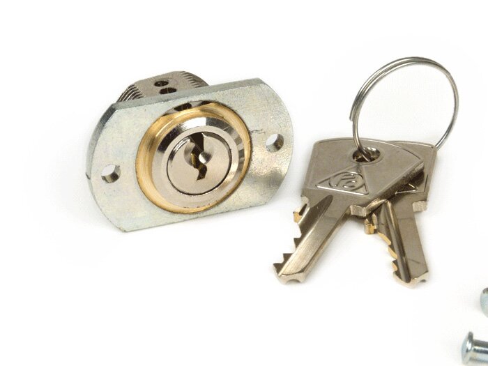 Glove box lock -LAMBRETTA- LI (series 1), TV (series 1), LD 150 (1954-1956) - 28mm