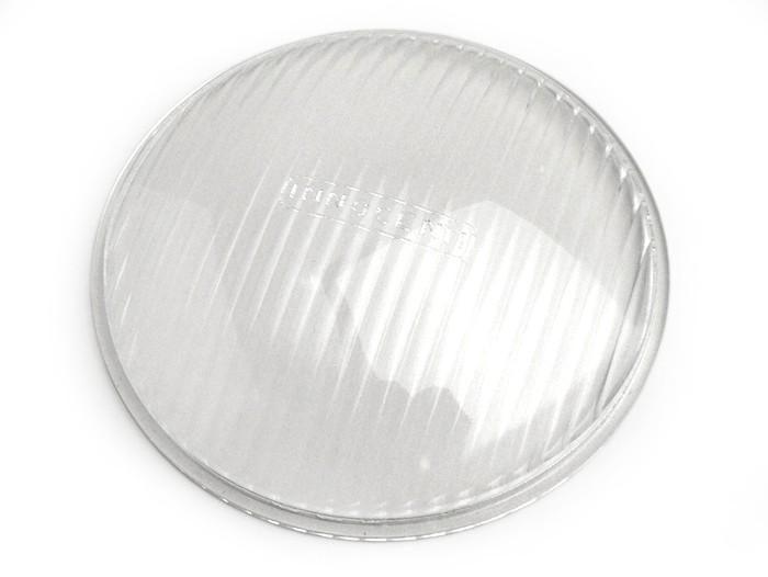 Vitre d'optique avant -INNOCENTI, Ø=105mm- Lambretta A, B, C, LC, D, LD, E, F, J50, J100, J125 (3 vitesses)