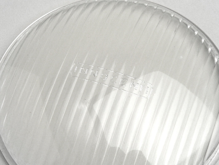 Vitre d'optique avant -INNOCENTI, Ø=105mm- Lambretta A, B, C, LC, D, LD, E, F, J50, J100, J125 (3 vitesses)