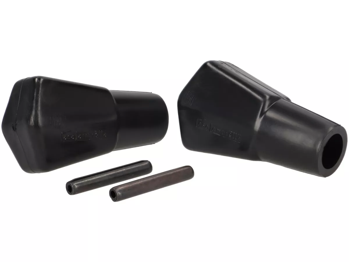 Piedini di supporto -LAMBRETTA- LI, LIS, SX, TV, DL, GP - Nero
