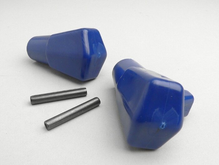 Standvoeten -LAMBRETTA- LI, LIS, SX, TV, DL, GP - Blauw