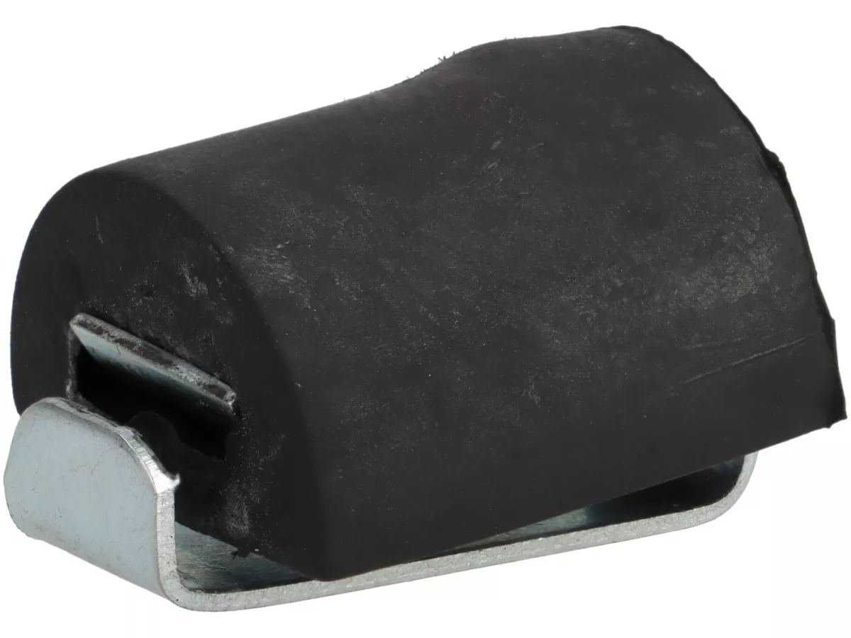 Tapa lateral de goma del parachoques con clip -LAMBRETTA- LI (a partir de 1964), LIS (a partir de 1964), SX, TV (a partir de 1964), DL, GP