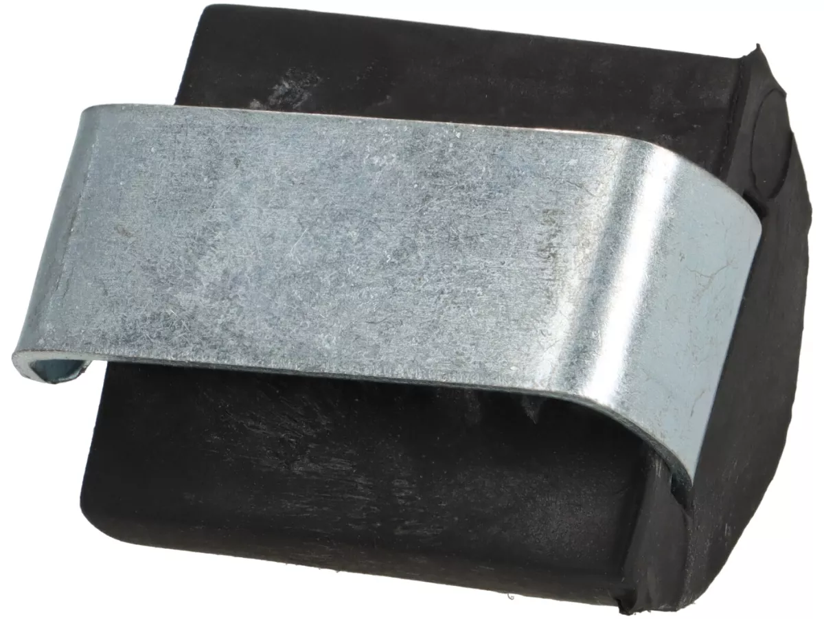 Tapa lateral de goma del parachoques con clip -LAMBRETTA- LI (a partir de 1964), LIS (a partir de 1964), SX, TV (a partir de 1964), DL, GP