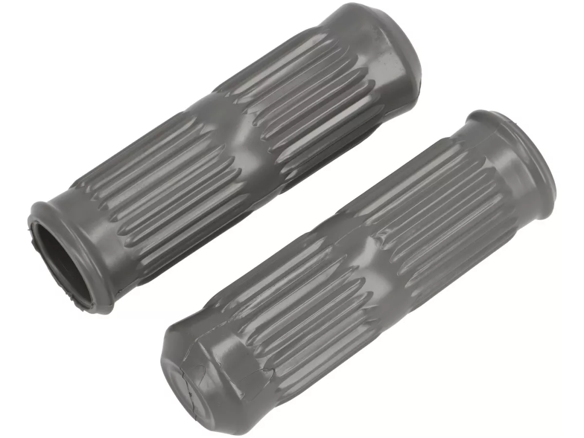 Pair of grips Lambretta LI (series 3), LIS, SX, TV (series 3) - grey