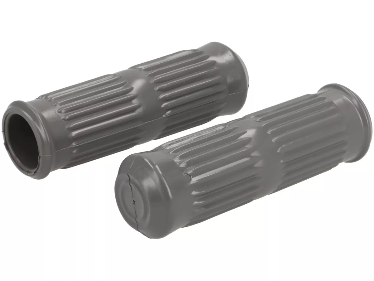 Pair of grips Lambretta LI (series 3), LIS, SX, TV (series 3) - grey