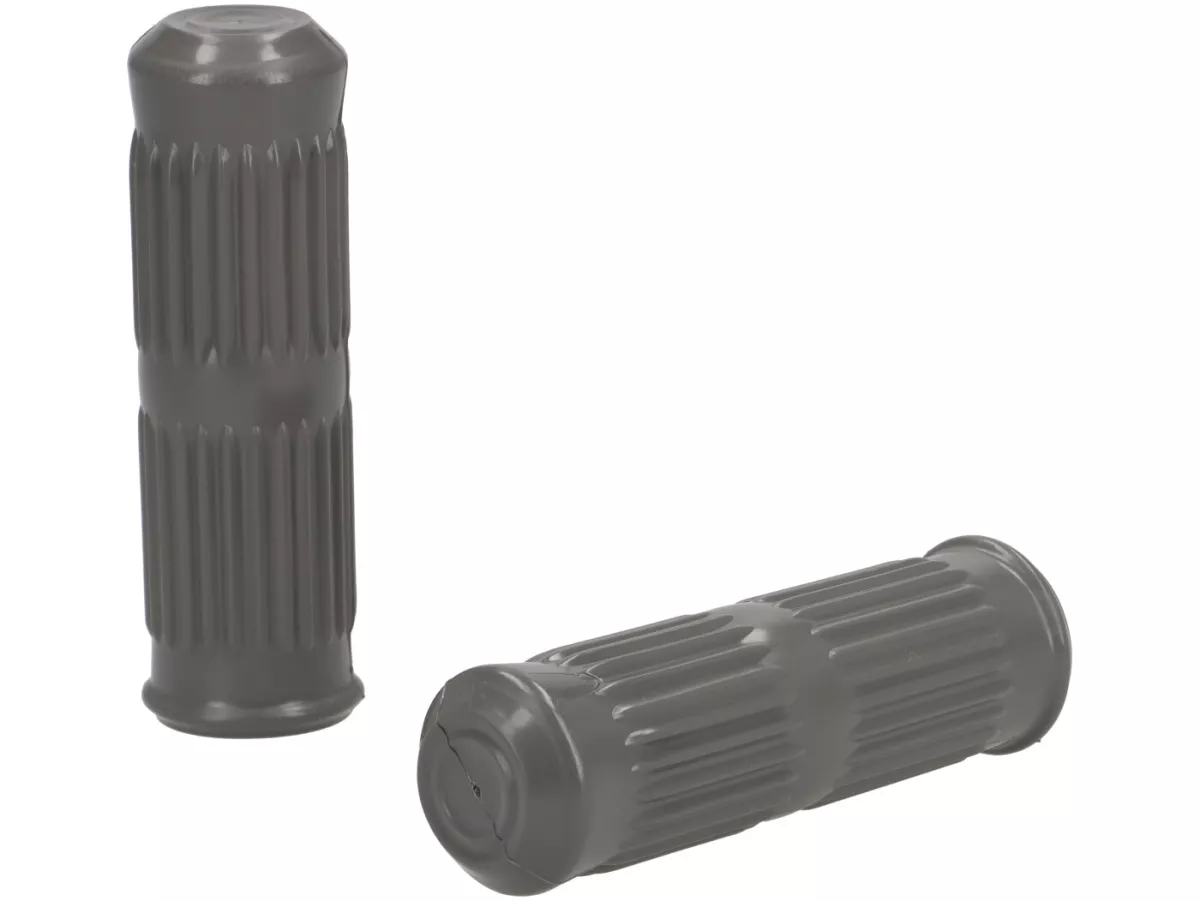 Pair of grips Lambretta LI (series 3), LIS, SX, TV (series 3) - grey