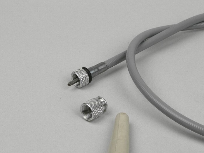 Speedo cable -LAMBRETTA- indian speedos LI (series 3), LIS, SX, TV (series 3), DL, GP - grey