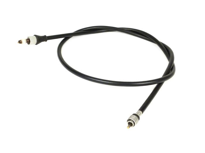 Speedo cable -IMPORT- Lambretta indian speedos LI (series 3), LIS, SX, TV (series 3), DL, GP - black