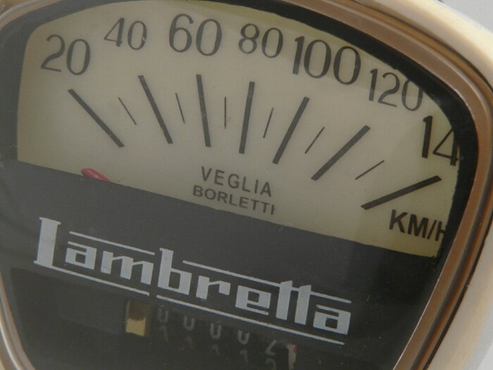 Snelheidsmeter -LAMBRETTA- DL 200, GP 200 - 140km/h