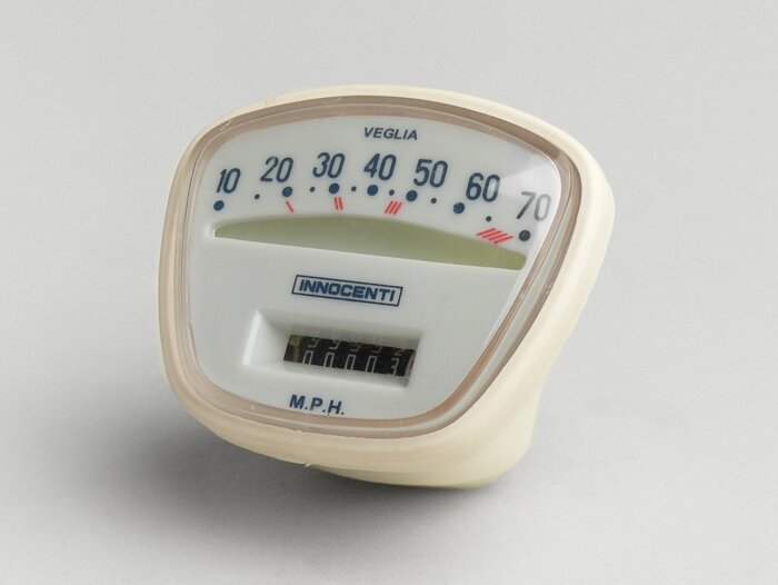 Speedo -IMPORT- Lambretta- LI (Serie 3), LIS, TV (Serie 3), SX 150 - 70mph