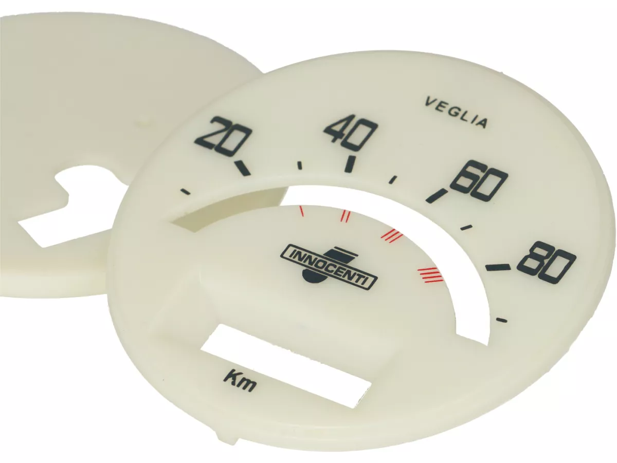 Snelheidsmeter -LAMBRETTA- LI 125 (serie 1-2) - 80km/h