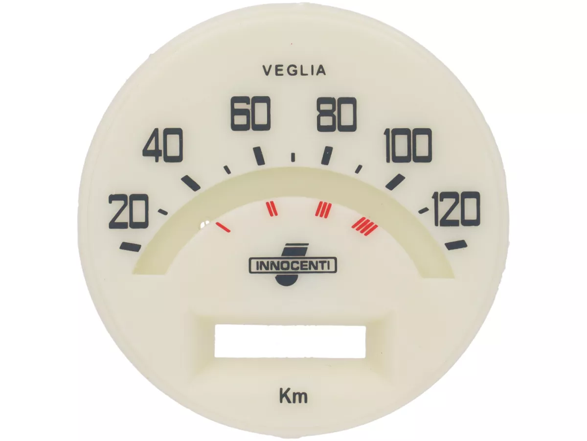 Snelheidsmeter -LAMBRETTA- TV (Serie 1-2) - 120km/h