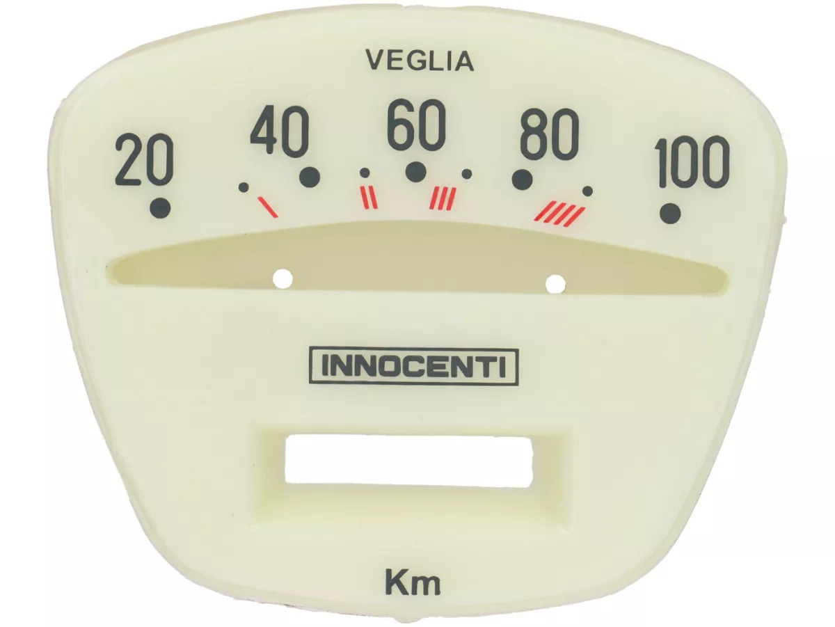 Tachimetro a quadrante -LAMBRETTA- LI 150 (Serie 3), LIS 125 - 100km/h