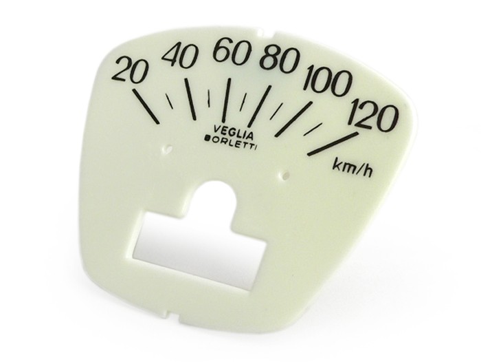 Speedo face -LAMBRETTA- DL 150, GP 150 - 120km/h
