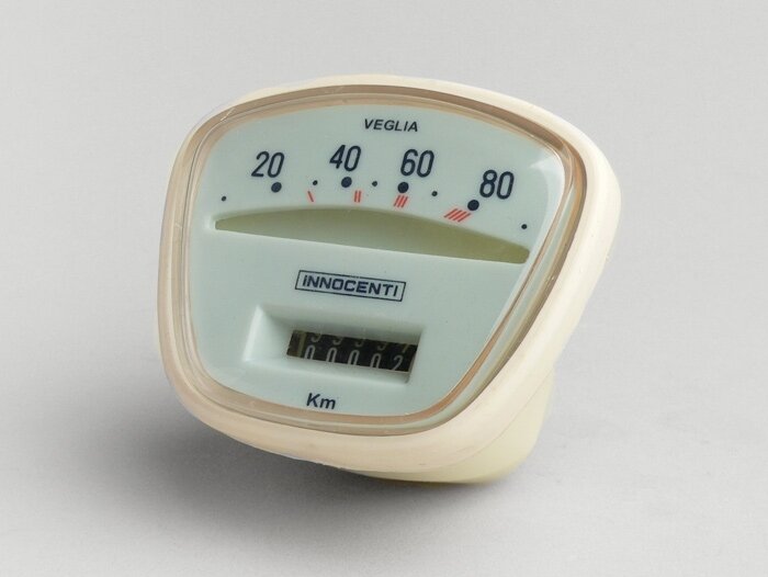 Speedometer -IMPOR- Lambretta- LI (Seri 3), LIS, TV (Seri 3), SX 150 - 80mph