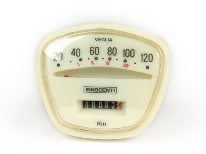 Speedo -IMPORT- Lambretta- TV 175-200 (Serie 3), SX 150 - 120km/h