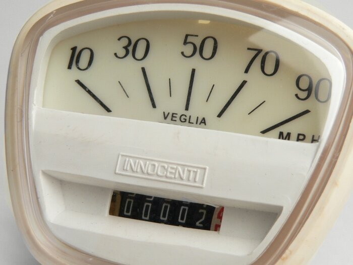 Speedo -IMPORT- Lambretta- SX 200- 90mph