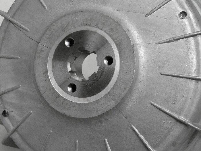 Tambor de freno trasero -FA ITALIA- Lambretta LI (Serie 3), LIS, SX, TV (Serie 3), DL, GP - sin pintar