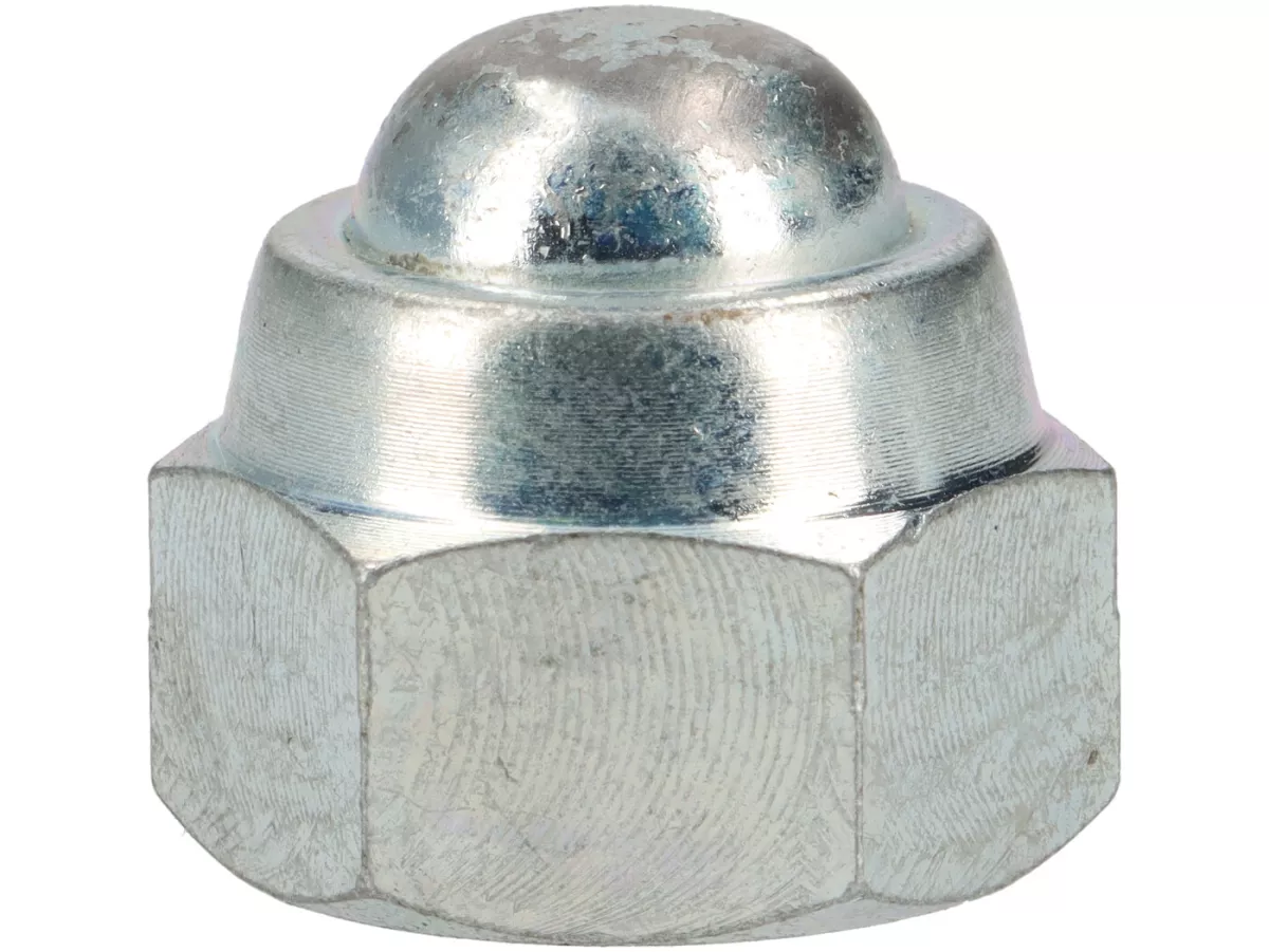 Mur tutup -DIN 986- M12 x 1.50 (digunakan untuk poros roda depan Lambretta LI, LIS, SX, TV, DL, GP, J)