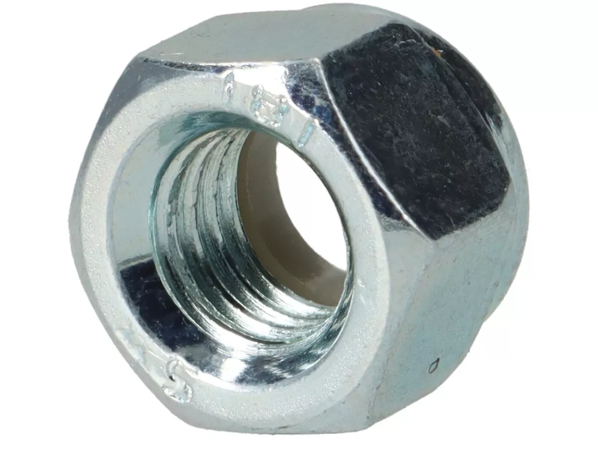 Zelfborgende moer -DIN 985- M8 SW=13 (gebruikt voor Lambretta LI, LIS, SX, TV, DL, GP-velgen)
