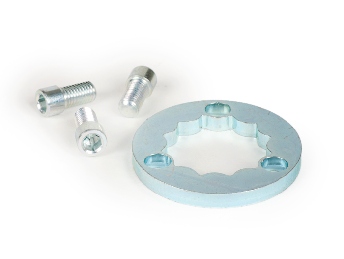 Juego de bloqueo tuerca rueda trasera -CASA PERFORMANCE, Super Safe, M7- Lambretta LI (Serie 2, Serie 3), LIS, SX, TV (Serie 2, Serie 3), DL, GP