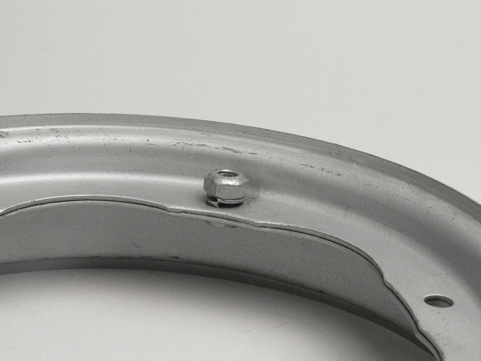 Roda -CASA LAMBRETTA- Lambretta J50 (hingga tahun 1967) 9 inci - Abu-abu