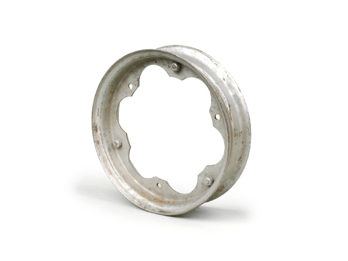 Roda -CASA LAMBRETTA- Lambretta J50 (dari tahun 1968), J100, J125, 50 DL, 50 Special 10 inci - Abu-abu