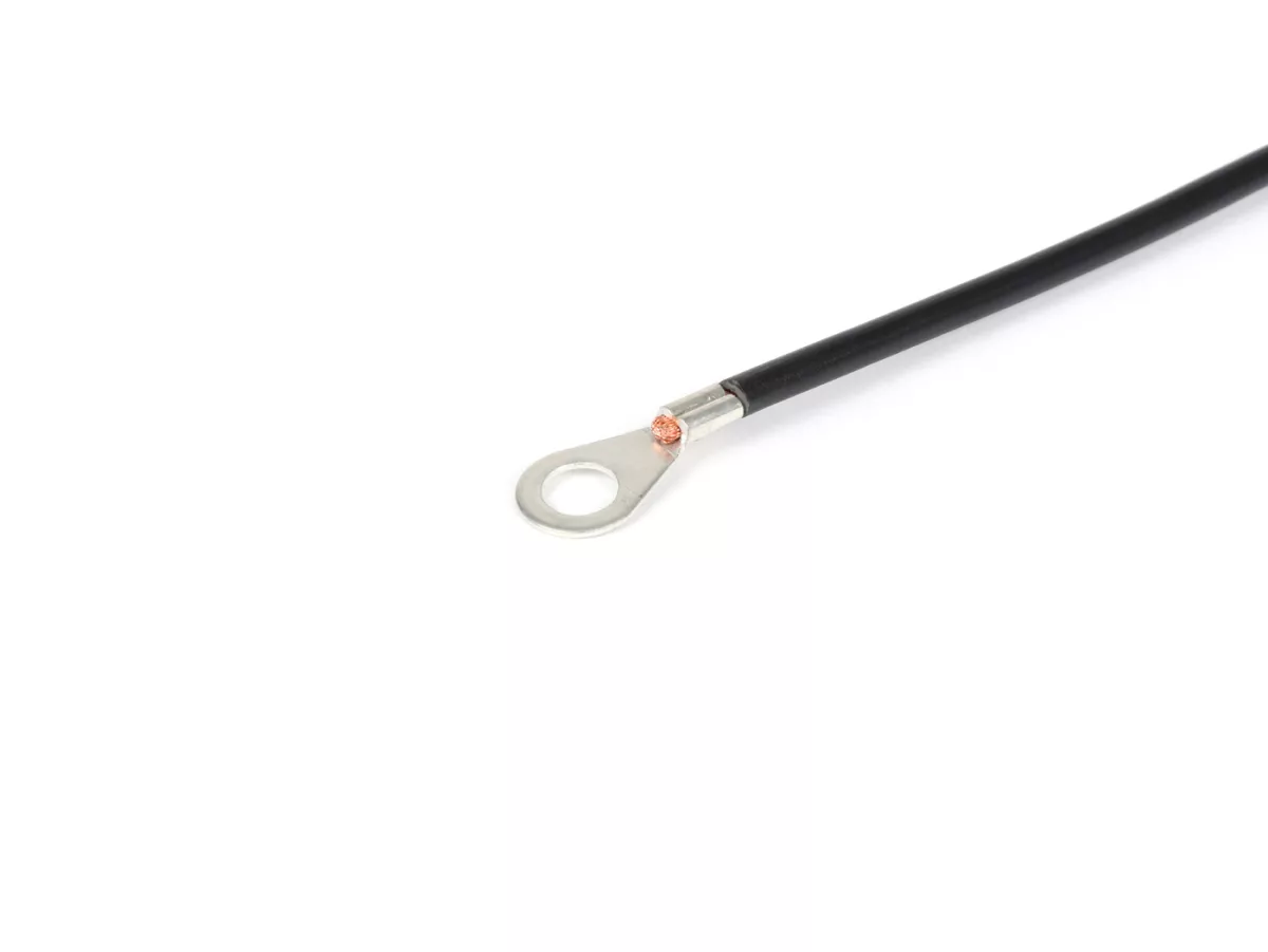 Cavo di massa fanale posteriore -CASA LAMBRETTA- Lambretta LI, LIS, SX, TV (Serie 3), DL, GP - isolato, con spina