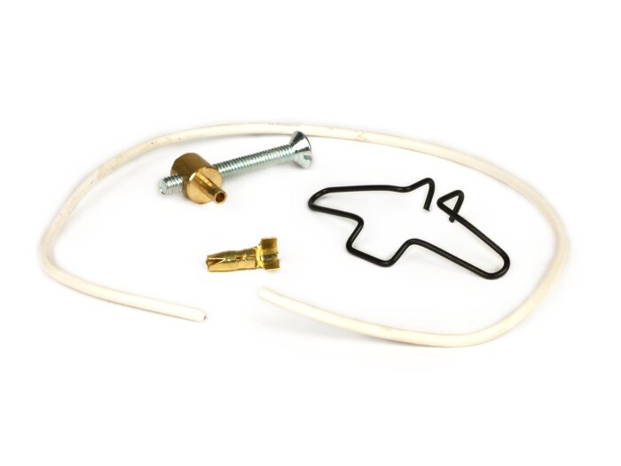 Set earth wire and screw adjuster spring for headlight -LAMBRETTA- LIS, SX, TV (series 3), DL, GP