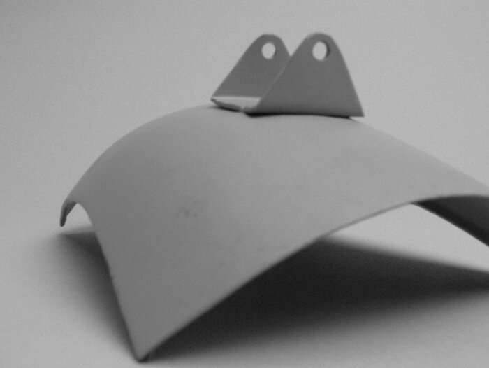 Front mudguard, inner -PREMIUM- Lambretta LI (series 1-2), TV (series 1-2) - metal