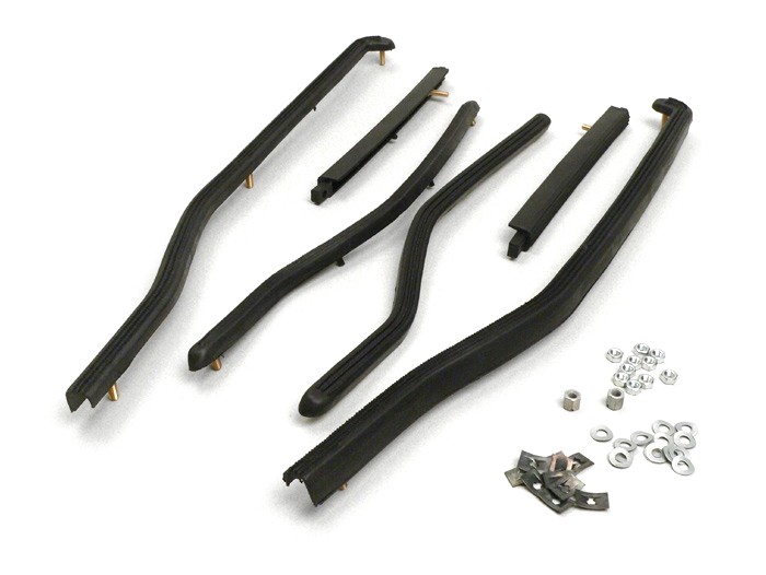 Set strip tapak belakang -LAMBRETTA- DL, GP- Hitam