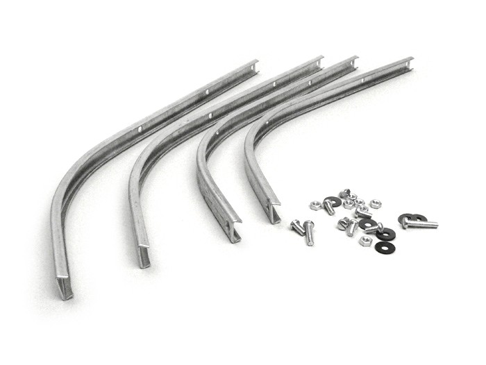 Juego de bandas de rodadura delanteras -LAMBRETTA- LI (Serie 3), LIS, SX, TV (Serie 3), DL, GP - aluminio
